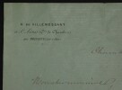 Lettre autographe sign&eacute;e, en-t&ecirc;te Le Figaro. Hippolyte Villemessant