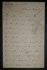 LOCLE Camille du - LETTRE AUTOGRAPHE SIGNEE, ROME 6 pages. Camille du Locle