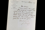 Henry ROUJON, Essayiste - LETTRE AUTOGRAPHE SIGN&Eacute;E, Palais-Royal, 1890. Henry ROUJON