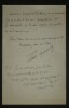 MARCOUX Giovanni LETTRE AUTOGRAPHE SIGN&Eacute;E, GRAND TH&Eacute;&Acirc;TRE MUNICIPAL BORDEAUX 1950. Giovanni Vanni MARCOUX
