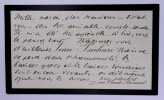 Carte de visite autographe sign&eacute;e de Jean PSICHARI avec liser&eacute; de deuil. Jean PSICHARI