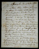 FIERCINES, repr&eacute;sentant du peuple - LETTRE AUTOGRAPHE SIGN&Eacute;E, Nancy, 1851. Fiercines