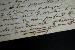 FIERCINES, repr&eacute;sentant du peuple - LETTRE AUTOGRAPHE SIGN&Eacute;E, Nancy, 1851. Fiercines