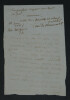 L&eacute;on de CHAUMONT - LETTRE AUTOGRAPHE SIGN&Eacute;E, Pi&egrave;ce de Th&eacute;&acirc;tre, 1838. L&eacute;on de CHAUMONT