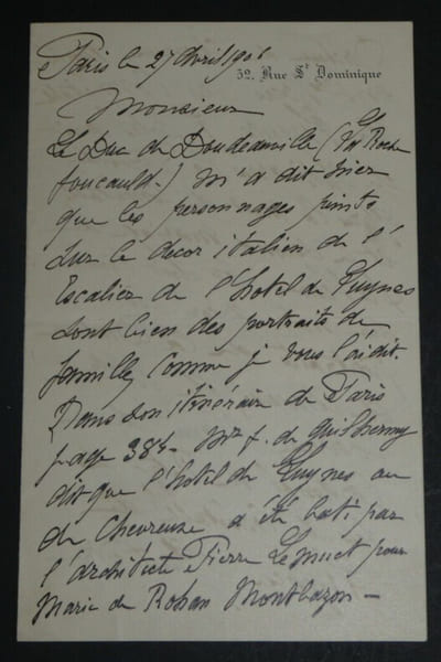 Henri BEAUFFORT- BELLE LETTRE AUTOGRAPHE SIGN&Eacute;E 3 PAGES 1906. Henri BEAUFFORT