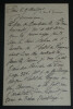 Henri BEAUFFORT- BELLE LETTRE AUTOGRAPHE SIGN&Eacute;E 3 PAGES 1906. Henri BEAUFFORT