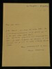 Henri Barbusse - Lot de 4 lettres autographes et dactylographi&eacute;e sign&eacute;es - 1906. Henri Barbusse