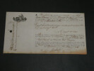 Connaissement Maritime 1834, de Bordeaux &agrave; Bayonne navire les deux Fran&ccedil;ois. 