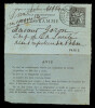 Hugues LE ROUX, &Eacute;crivain - CARTE-T&Eacute;L&Eacute;GRAMME AUTOGRAPHE SIGN&Eacute;E. Hugues LE ROUX