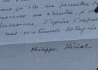Philippe H&Eacute;RIAT - LETTRE AUTOGRAPHE SIGN&Eacute;E, 1930. Philippe H&Eacute;RIAT