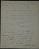 Edmond HARAUCOURT - Lettre Autographe Sign&eacute;e - "surmenage" - Belleville, 1890. Edmond HARAUCOURT