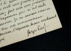 LETTRE AUTOGRAPHE SIGN&Eacute;E, 1904. Georges Picot