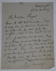 CHANSAREL Ren&eacute; - CARTE LETTRE AUTOGRAPHE SIGNEE &Agrave; Henri HEUGEL, PARIS 1905. Ren&eacute; Chansarel