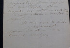 Augustine C&eacute;leste SCRIWANECK, Com&eacute;dienne - LETTRE AUTOGRAPHE SIGN&Eacute;E, Vichy. Augustine C&eacute;leste SCRIWANECK
