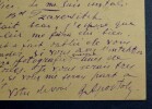 CARTE POSTALE AUTOGRAPHE SIGN&Eacute;E &Agrave; Marcel MATHOT. Gr&eacute;goire APOSTOLI