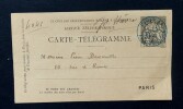 BOURGET Paul - CARTE T&Eacute;L&Eacute;GRAMME AUTOGRAPHE SIGN&Eacute;E, PARIS 1889. Paul Bourget