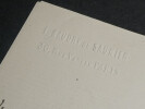 Louis Baudry de Saunier - LETTRE AUTOGRAPHE SIGN&Eacute;E &Agrave; Georges Montorgueil - 1895. Louis Baudry de Saunier