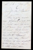 Oscar DE LAGOAN&Egrave;RE, Compositeur - LETTRE AUTOGRAPHE SIGN&Eacute;E. Oscar DE LAGOAN&Egrave;RE