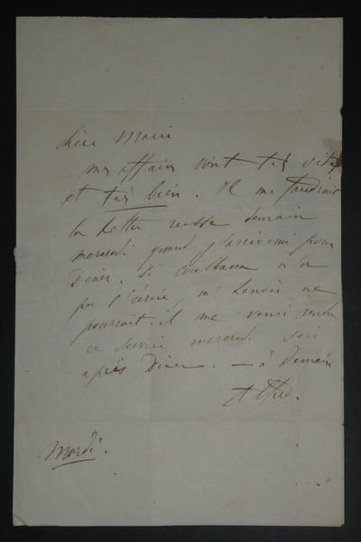 (Comte) Alfred DE FALLOUX - LETTRE AUTOGRAPHE SIGN&Eacute;E &Agrave; Marie DE FALLOUX, 1859. Alfred DE FALLOUX