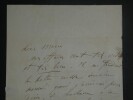 (Comte) Alfred DE FALLOUX - LETTRE AUTOGRAPHE SIGN&Eacute;E &Agrave; Marie DE FALLOUX, 1859. Alfred DE FALLOUX
