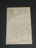 Jean Auguste Hilarion BALLANDE, Lettre autographe sign&eacute;e, autour de Moli&egrave;re, 1873. Jean-Auguste-Hilarion BALLANDE