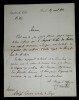 LETTRE AUTOGRAPHE SIGN&Eacute;E &Agrave; ADERER Adolphe DE T.J.ALAVITCH, Paris, 1893. T.J. ALAVITCH