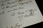 LETTRE AUTOGRAPHE SIGN&Eacute;E &Agrave; ADERER Adolphe DE T.J.ALAVITCH, Paris, 1893. T.J. ALAVITCH