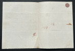 Emilien PACINI, Libr&eacute;ttiste - LETTRE AUTOGRAPHE SIGN&Eacute;E, 1851. Emilien PACINI
