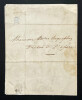 Emilien PACINI, Libr&eacute;ttiste - LETTRE AUTOGRAPHE SIGN&Eacute;E, 1850. Emilien PACINI