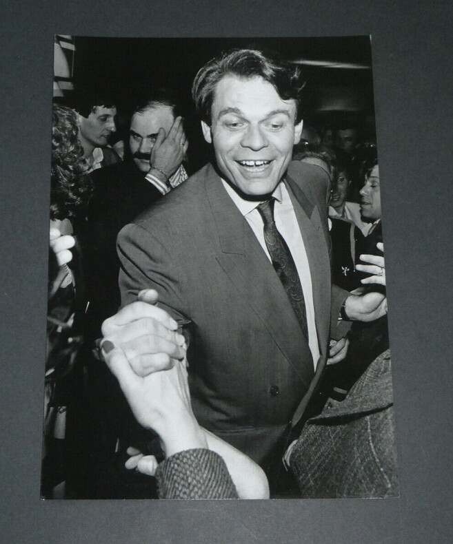 Photographie noir et Blanc d'&eacute;poque ann&eacute;es 80 Imapress Michel NOIR de S.MOURARET. S. Mouraret