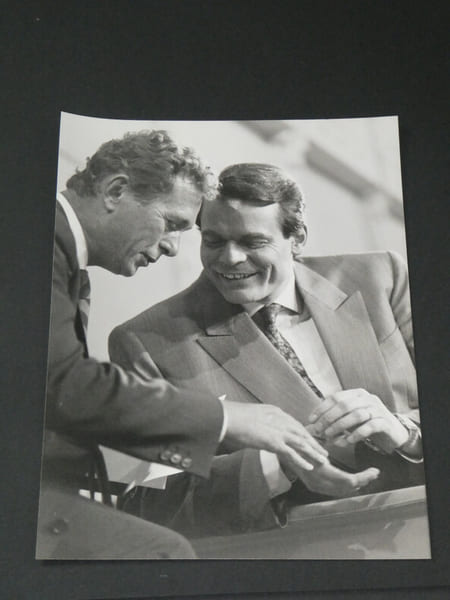 Photographie noir et Blanc d'&eacute;poque ann&eacute;es 70 AFP Michel Noir de J ROBINE. J. Robine