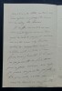 HEMERY Etienne - LETTRE AUTOGRAPHE SIGN&Eacute;E &Agrave; PROPOS DU " Pompon" 1881. Etienne H&eacute;mery