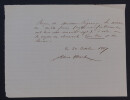 Louis Adrien HUART, Journaliste - LETTRE AUTOGRAPHE SIGN&Eacute;E, 1867. Louis Adrien HUART