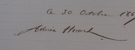 Louis Adrien HUART, Journaliste - LETTRE AUTOGRAPHE SIGN&Eacute;E, 1867. Louis Adrien HUART