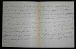 LETTRE AUTOGRAPHE SIGN&Eacute;E, PARIS 1879. MADIER de MONTJAU No&euml;l Alfred