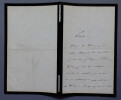 Marie FAVART, Actrice fran&ccedil;aise - LETTRE AUTOGRAPHE SIGN&Eacute;E. Marie FAVART