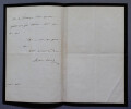 Marie FAVART, Actrice fran&ccedil;aise - LETTRE AUTOGRAPHE SIGN&Eacute;E. Marie FAVART