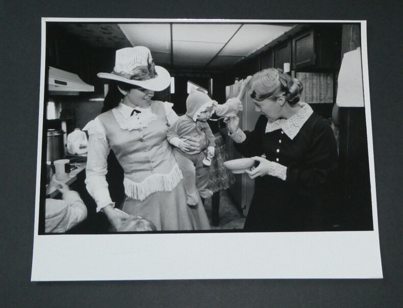 Photographie noir et Blanc d'&eacute;poque ann&eacute;es 70 STERN, Mormons. 