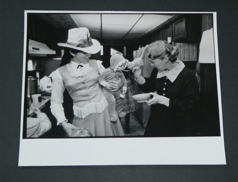 Photographie noir et Blanc d'&eacute;poque ann&eacute;es 70 STERN, Mormons. 
