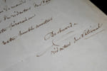 LETTRE AUTOGRAPHE SIGNEE, JOURNAL "Le national". Jean-Fran&ccedil;ois Desbuards