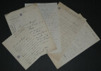 Ernest Bo&iuml;eldieu. 5 lettres autographes sign&eacute;es &agrave; Heugel, 1873. Ernest Bo&iuml;eldieu