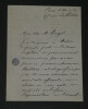 Ernest Bo&iuml;eldieu. 5 lettres autographes sign&eacute;es &agrave; Heugel, 1873. Ernest Bo&iuml;eldieu