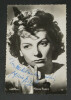 Marie BIZET - Carte postale photographique sign&eacute;e et d&eacute;dicac&eacute;e. Marie BIZET