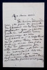 Paul MOUNET, Acteur - BELLE LETTRE AUTOGRAPHE SIGN&Eacute;E 2 PAGES 8 OCTOBRE 1889. Paul MOUNET