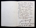 Paul MOUNET, Acteur - BELLE LETTRE AUTOGRAPHE SIGN&Eacute;E 2 PAGES 8 OCTOBRE 1889. Paul MOUNET