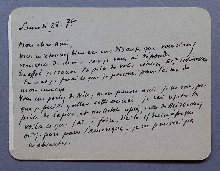 Maurice DE F&Eacute;RAUDY, Com&eacute;die-Fran&ccedil;aise - CARTE-LETTRE AUTOGRAPHE SIGN&Eacute;E. Maurice DE F&Eacute;RAUDY