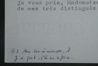 André CASTELOT - LETTRE TAPUSCRITE SIGNÉE, Impératrice Eugénie