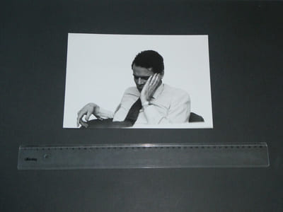 Photographie noir et Blanc d'époque années 80 Imapress Michel NOIR de S.MOURARET