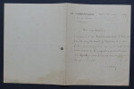 Henri LAVEDAN, Journaliste et &eacute;crivain - LETTRE AUTOGRAPHE SIGN&Eacute;E, Paris, 1889. Henri LAVEDAN