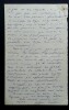 FEUILLET Octave - Lettre autographe sign&eacute;e, &agrave; propos de ses fr&eacute;quentations, 1886. Octave Feuillet